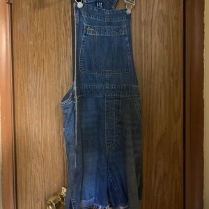 Women’s Gap Denim Shorts Overalls Size XS